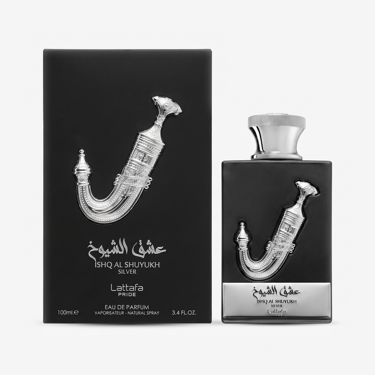 Lattafa Ishq Al Shuyukh Silver EDP 100 mL