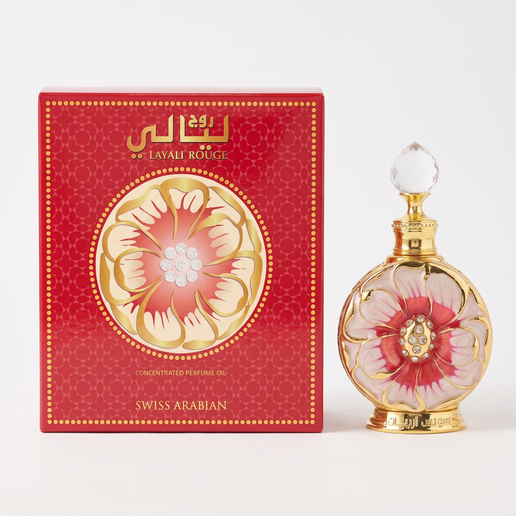 Swiss Arabian Layali Rouge Perfume Oil 15 mL