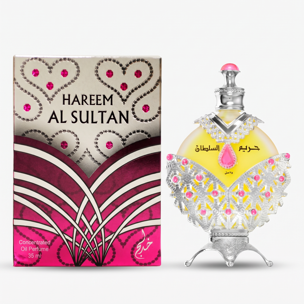 Khadlaj Hareem Al Sultan Silver Perfume Oil 35 mL