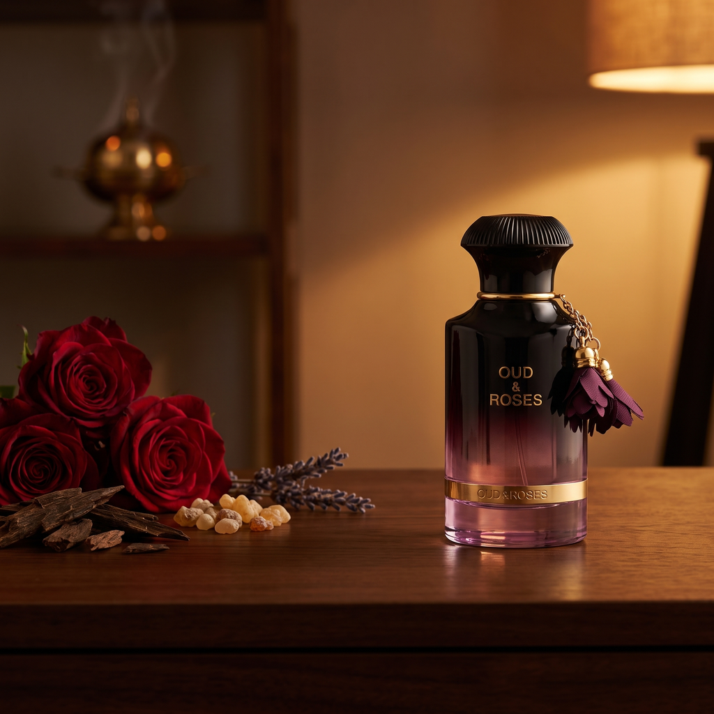 Ahmed Al Maghribi Oud & Roses EDP 60 mL