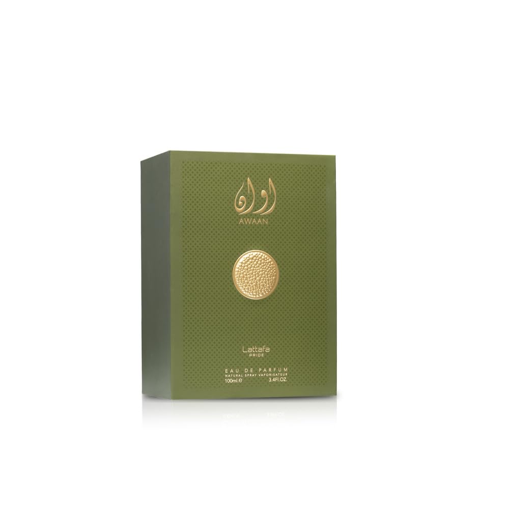 Lattafa Awaan Gold Eau de Parfum – 100ml (3.4 fl oz) – A Luxurious & Unisex Fragrance