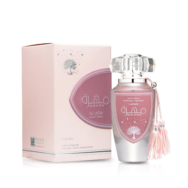 Mohra Silky Rose by Lattafa Eau de Parfum – 100ml (3.4 fl oz) for Women