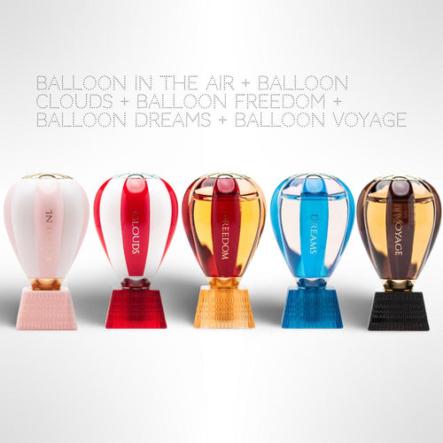 The Balloon Bundle: Balloon In The Air + Balloon Clouds + Balloon Freedom + Balloon Dreams + Balloon Voyage – 5 x 100ml Eau de Parfum
