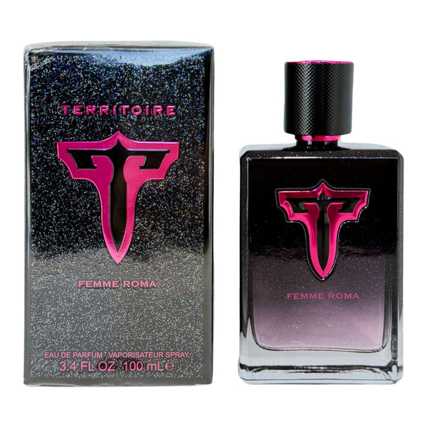 Territoire Femme Roma Eau de Parfum – 100ml – Women's Fragrance with Fruity, Floral, and Woody Notes