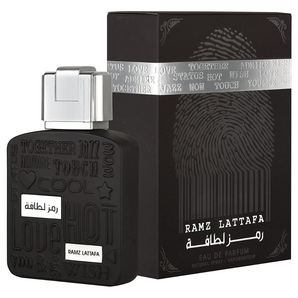 Ramz Lattafa Silver For Men EDP - 100ML By Lattafa - Men's Long Lasting Fragrance Perfume