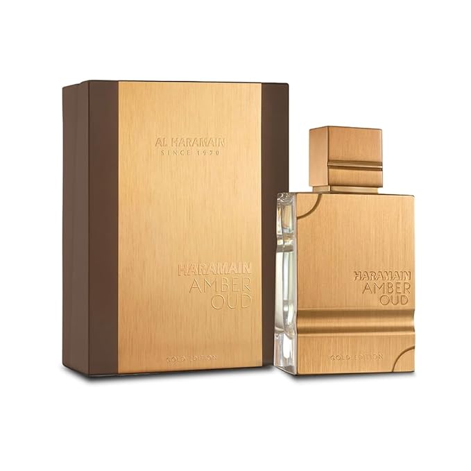 Al Haramain Amber Oud Gold Edition Eau De Parfum Spray 60ml (2 oz) - Unisex Arabian Perfume for Women & Men, Long-Lasting Amber Cologne with Refreshing & Sweet Fragrance