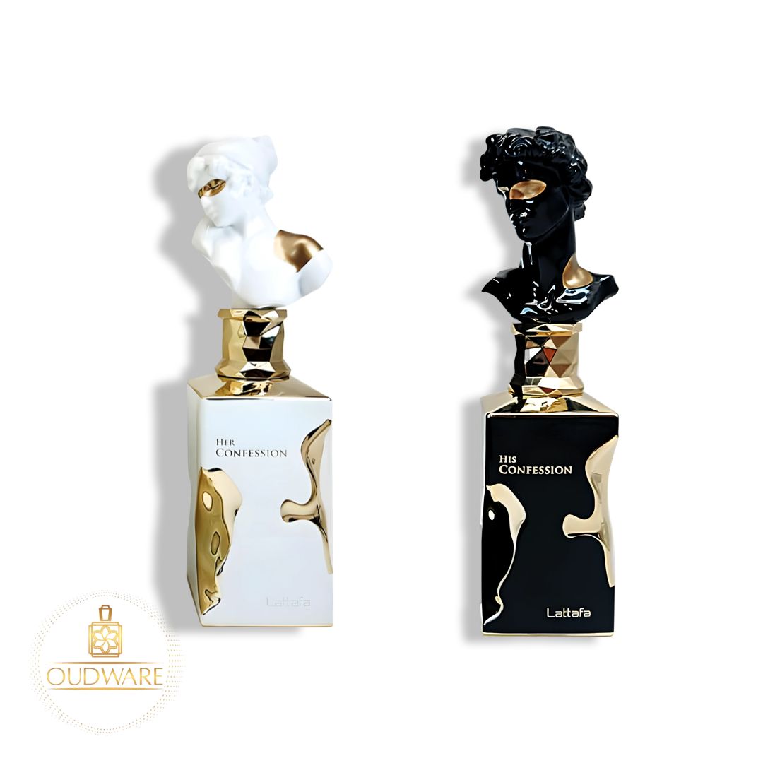 Lattafa Perfumes His Confession 100ml (3.4Oz) EDP & Her Confession EDP