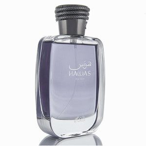 Rasasi Hawas Women + Hawas 100ml (3.4 Fl oz) Long Lasting Perfume - Value Bundle - Couples Fragrance Gift Bundle