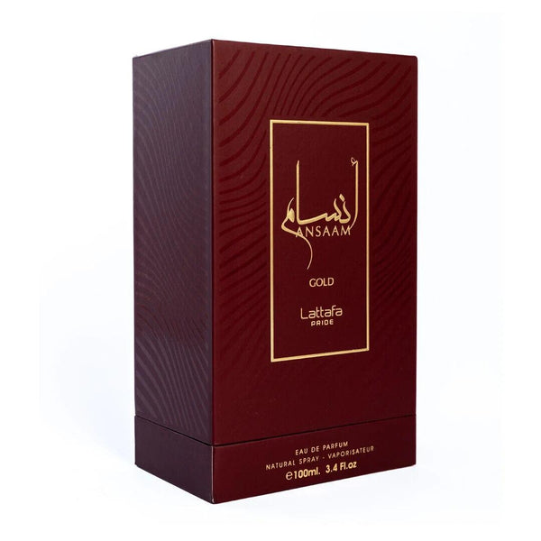 Ansaam Gold by Lattafa Pride Eau De Parfum 3.4 oz 100 ML Women Floral Fragrance