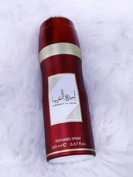 Ameerat Al Arab 200ml Deodorant Spray By Lattafa Body Care Pack perfume