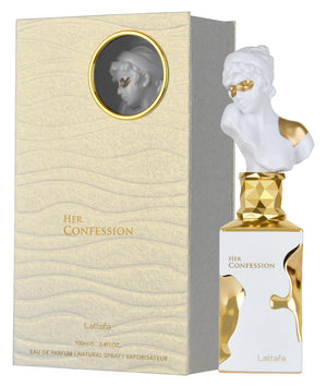 Lattafa Her Confession + Eclaire Eau de Parfum Bundle – 100ml (3.4 fl oz) Each – Elegant & Feminine Perfume Duo