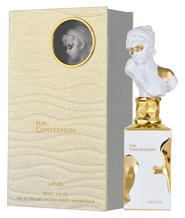 Lattafa Her Confession + Eclaire Eau de Parfum Bundle – 100ml (3.4 fl oz) Each – Elegant & Feminine Perfume Duo