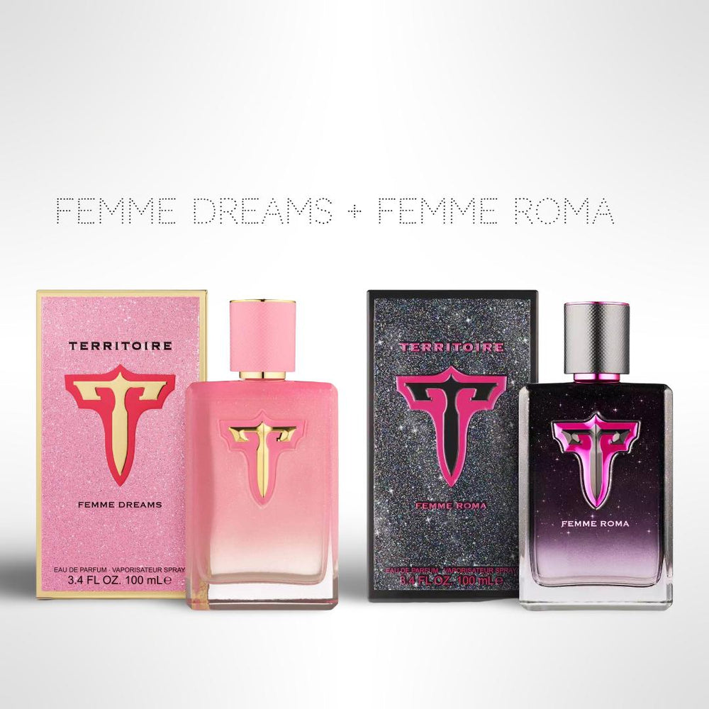 Territoire Femme Dream + Femme Roma – Eau de Parfum Bundle 100ml (3.4 oz) Each