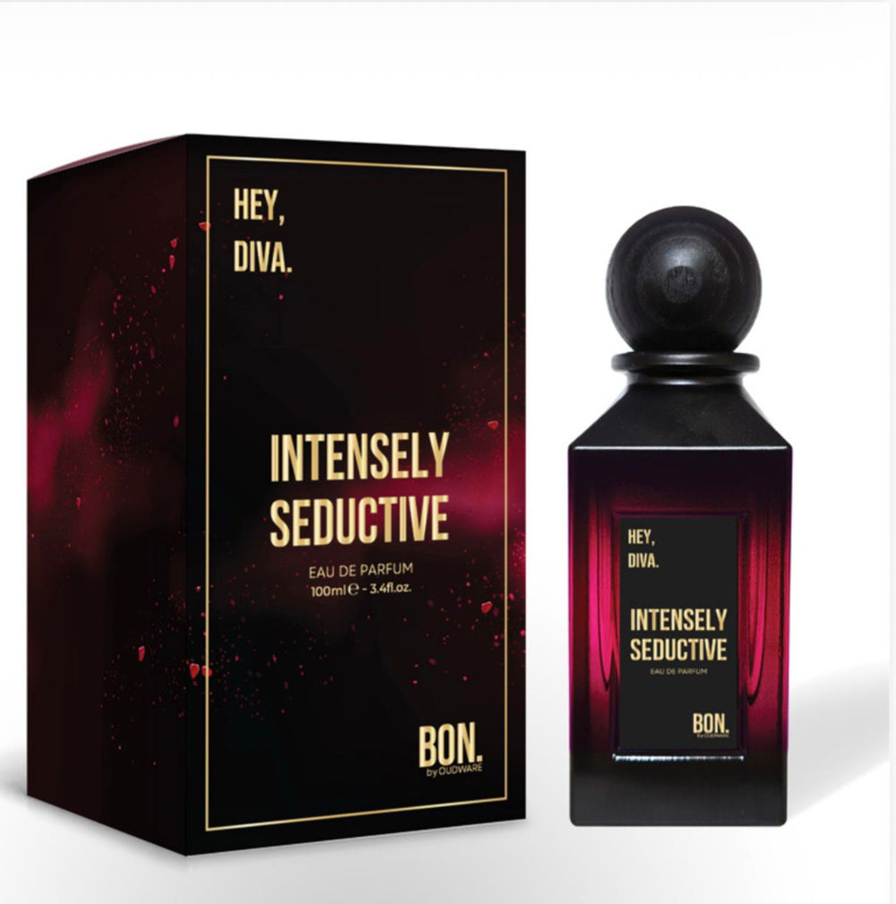 Bon Perfumes Intensely Seductive Eau De Parfum 100ml (3.4 oz) - With notes of Black Currant Nectar, Egyptian Jasmine, and Vanilla Bean