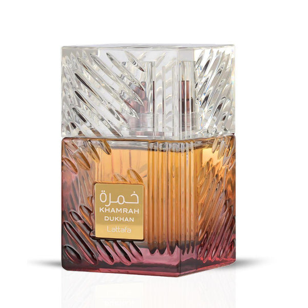 Lattafa Khamrah Dukhan Eau de Parfum for Everyone – 100ml (3.4 fl oz) – A Deep and Captivating Fragrance