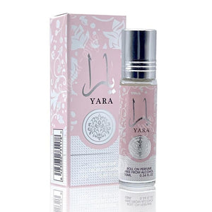 Yara Daily Essentials Bundle – 50ml + 12ml EDP Spray + Oil + Deodorant + Air Freshener – Long-Lasting Signature Scent Set for Women