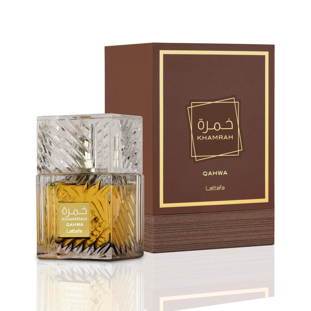 Lattafa Perfumes Khamrah Qahwa (Unisex) EDP - 100Ml (3.4Oz) By Lattafa - Long Lasting Unisex Fragrance with  Vanilla and Coffee notes Arabian Perfume i got you  vanilla