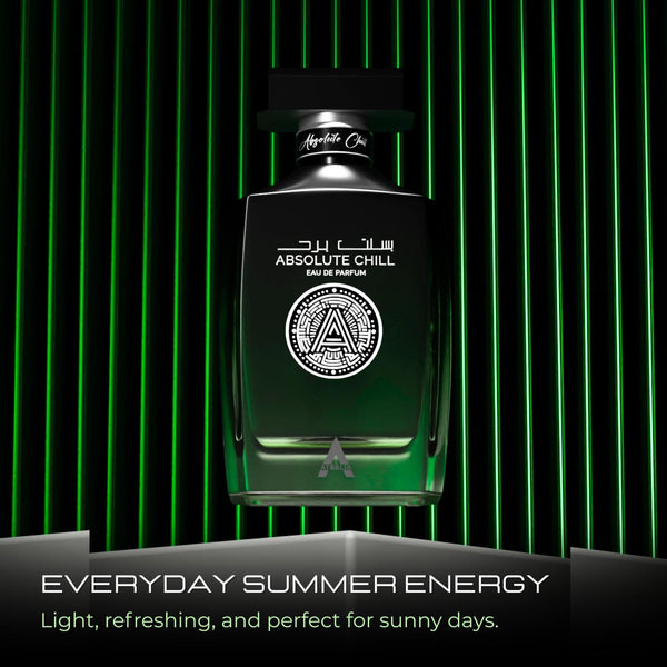 Absolute Chill Eau de Parfum 100ml by Atralia | Fresh, Cool & Invigorating Unisex Scent