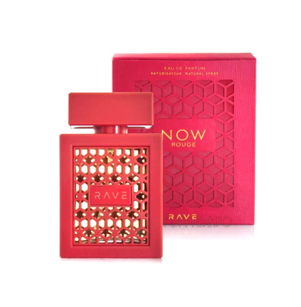 NOW ROUGE PERFUME EDP 100 ML (3.4Oz) BY RAVE - Long Lasting Men's Fragrance Floral Blend Scented Scent